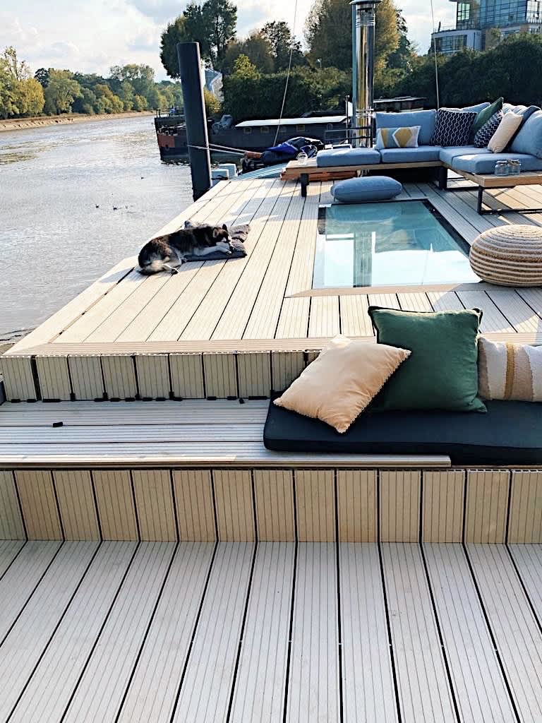 Converted Dutch Barge Houseboat Tour Photos Apartment Therapy